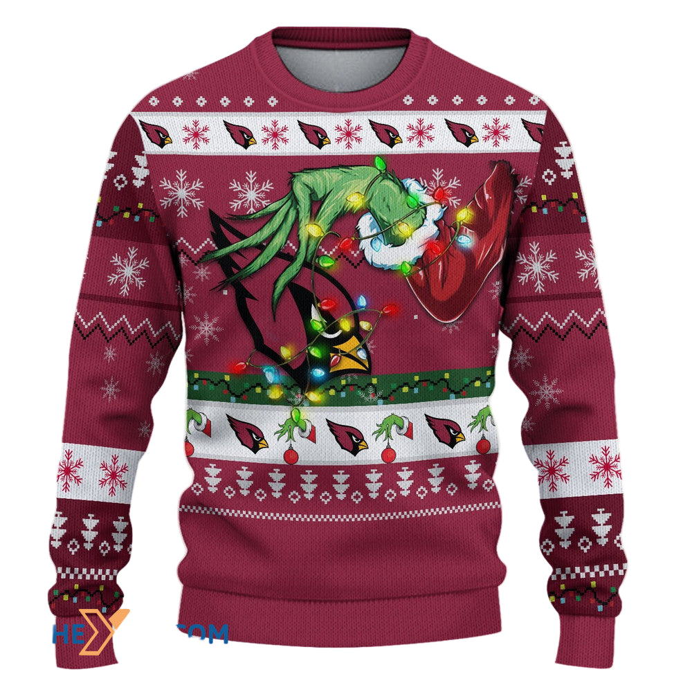 Red Grinch Christmas Sweater | Festive Funny Ugly Holiday Wear