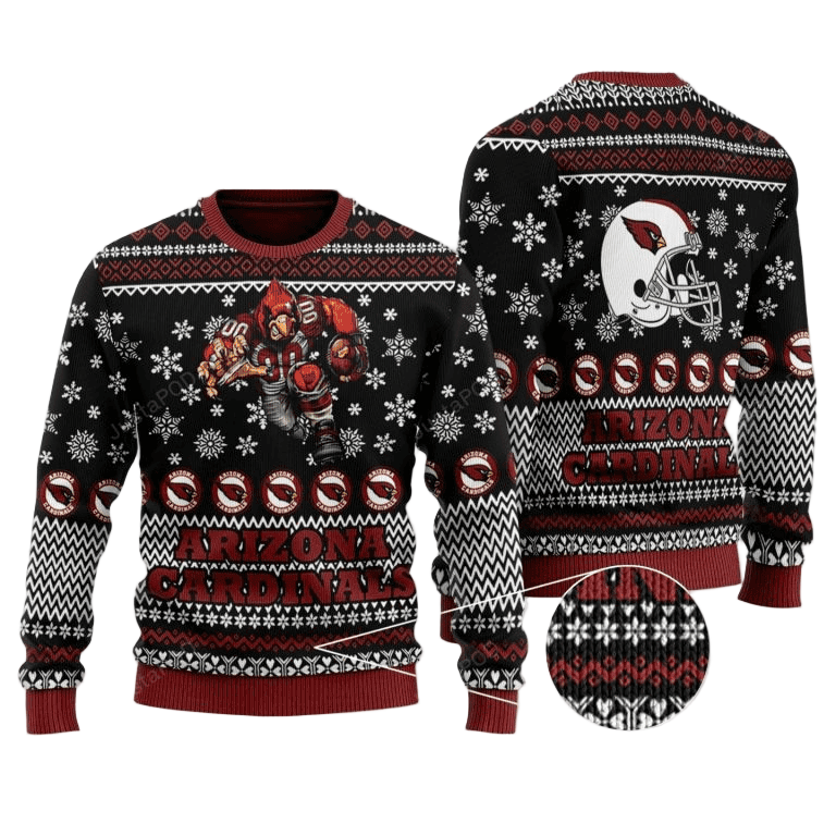 Holiday Season Ugly Christmas Sweater Red/Black