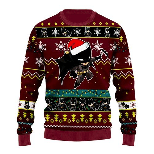 Festive Batman Christmas Ugly Sweater - Fun & Unique Design