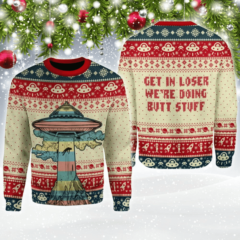 Funny Christmas Holiday Ugly Sweater for Festive Cheer