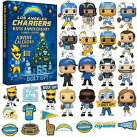 Los Angeles Chargers 65th Anniversary Advent Calendar 2025 -2D Acrylic