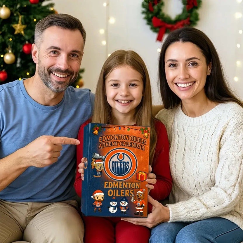 Edmonton Oilers Advent Calendar | Countdown Box -2D Acrylic