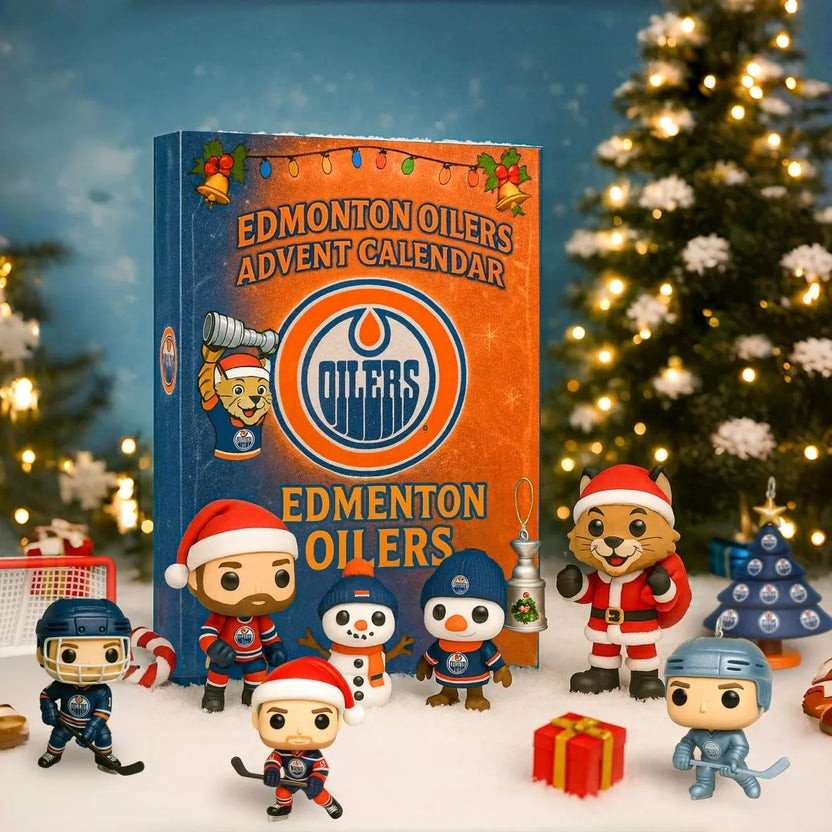Edmonton Oilers Advent Calendar | Countdown Box -2D Acrylic