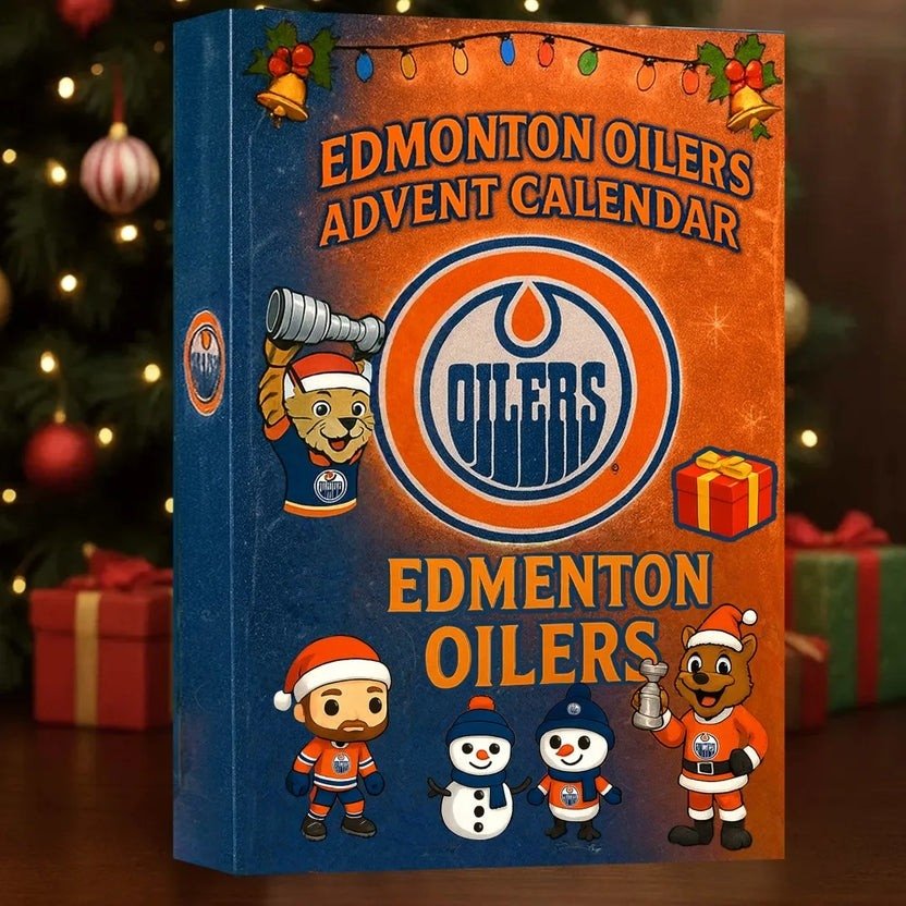 Edmonton Oilers Advent Calendar | Countdown Box -2D Acrylic