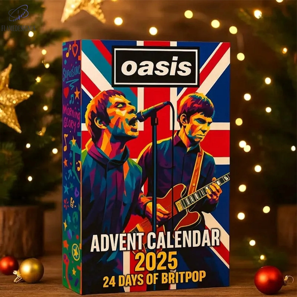 Oasis Britpop Advent Calendar 2025 -2D Acrylic
