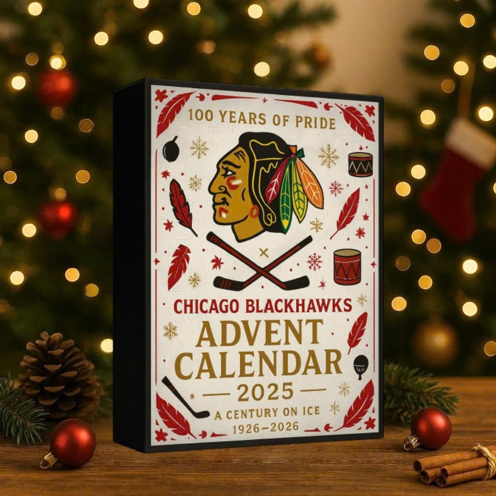 Chicago Blackhawks 100 Years of Pride Advent Calendar -2D Acrylic