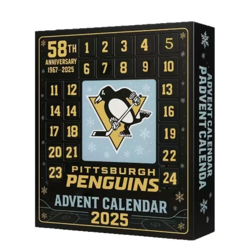 Pittsburgh Penguins Advent Calendar | 58 Years of Pens Hockey -2D Acrylic