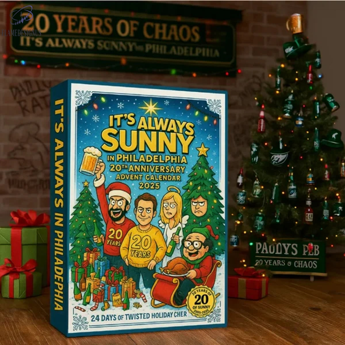 Its Always Sunny In Philadelphia 20th Anniversary Advent Calendar 2025 -2D Acrylic