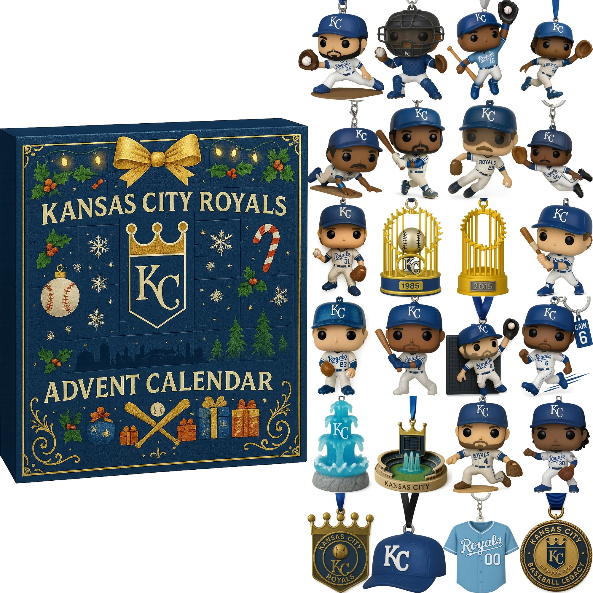 Kansas City Royals Advent Calendar 2025 56TH ANNIVERSARY -2D Acrylic