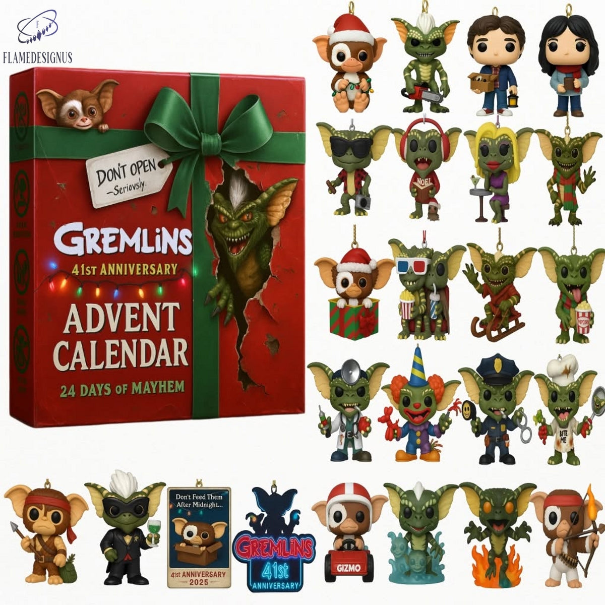 Gremlins 41st Anniversary 2025 Advent Calendar -2D Acrylic
