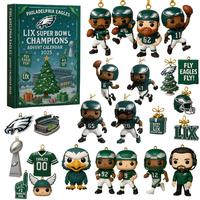 Philadelphia Eagles LIX Super Bowl Champions Advent Calendar 2025 -2D Acrylic