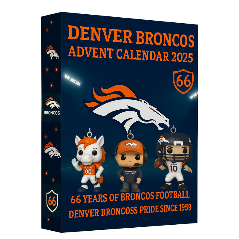 Denver Broncos 66th Anniversary Advent Calendar -2D Acrylic