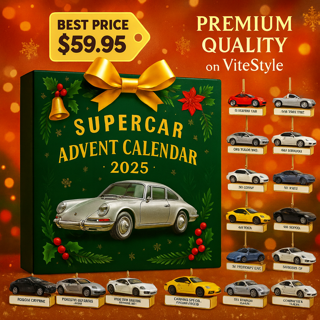 Porsche Advent Calendar 2025 -2D Acrylic