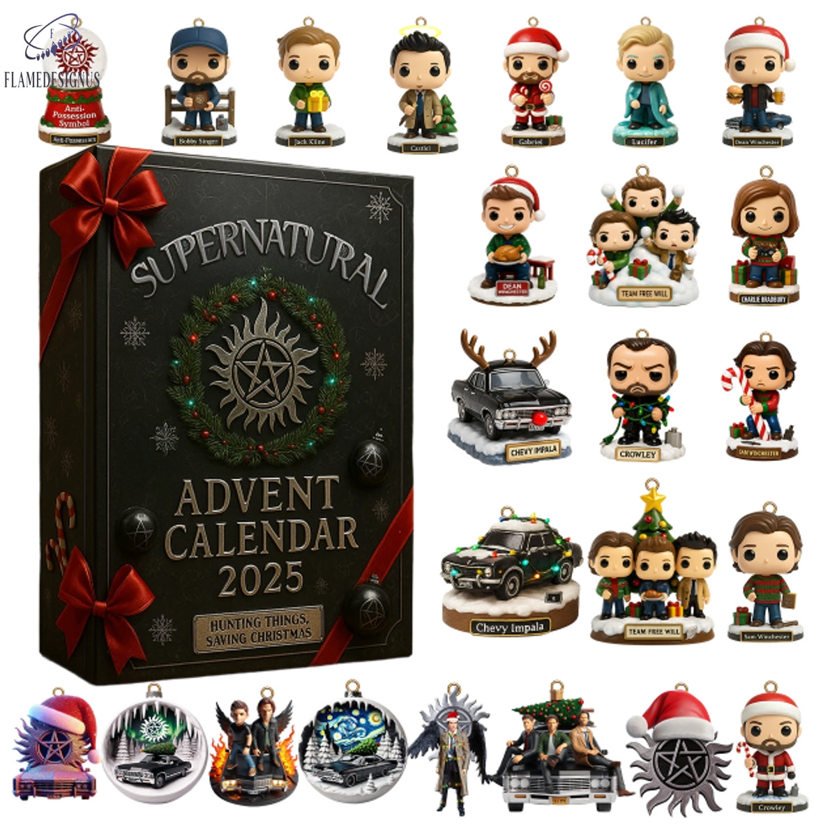 Supernatural 2025 Advent Calendar -2D Acrylic