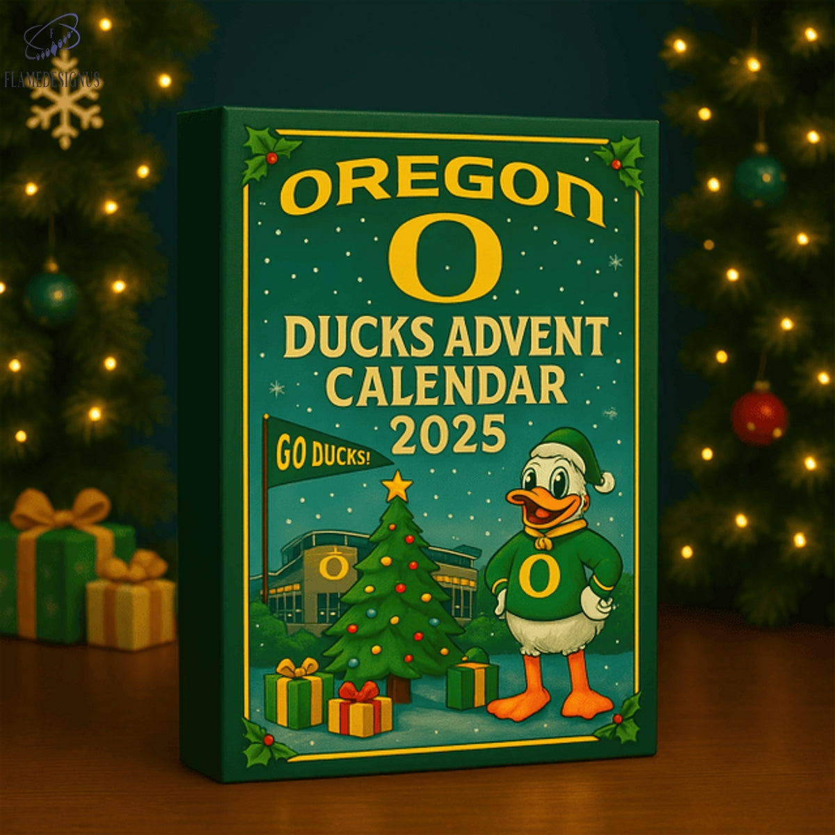 Oregon Duck Advent Calendar 2025 -2D Acrylic