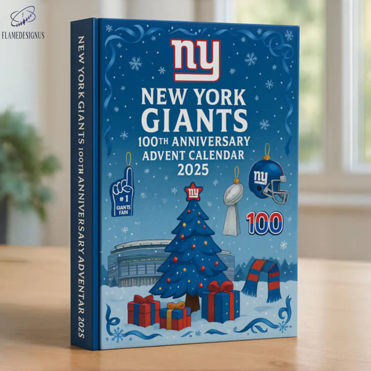 New York Giants 100th Anniversary Advent Calendar 2025 -2D Acrylic