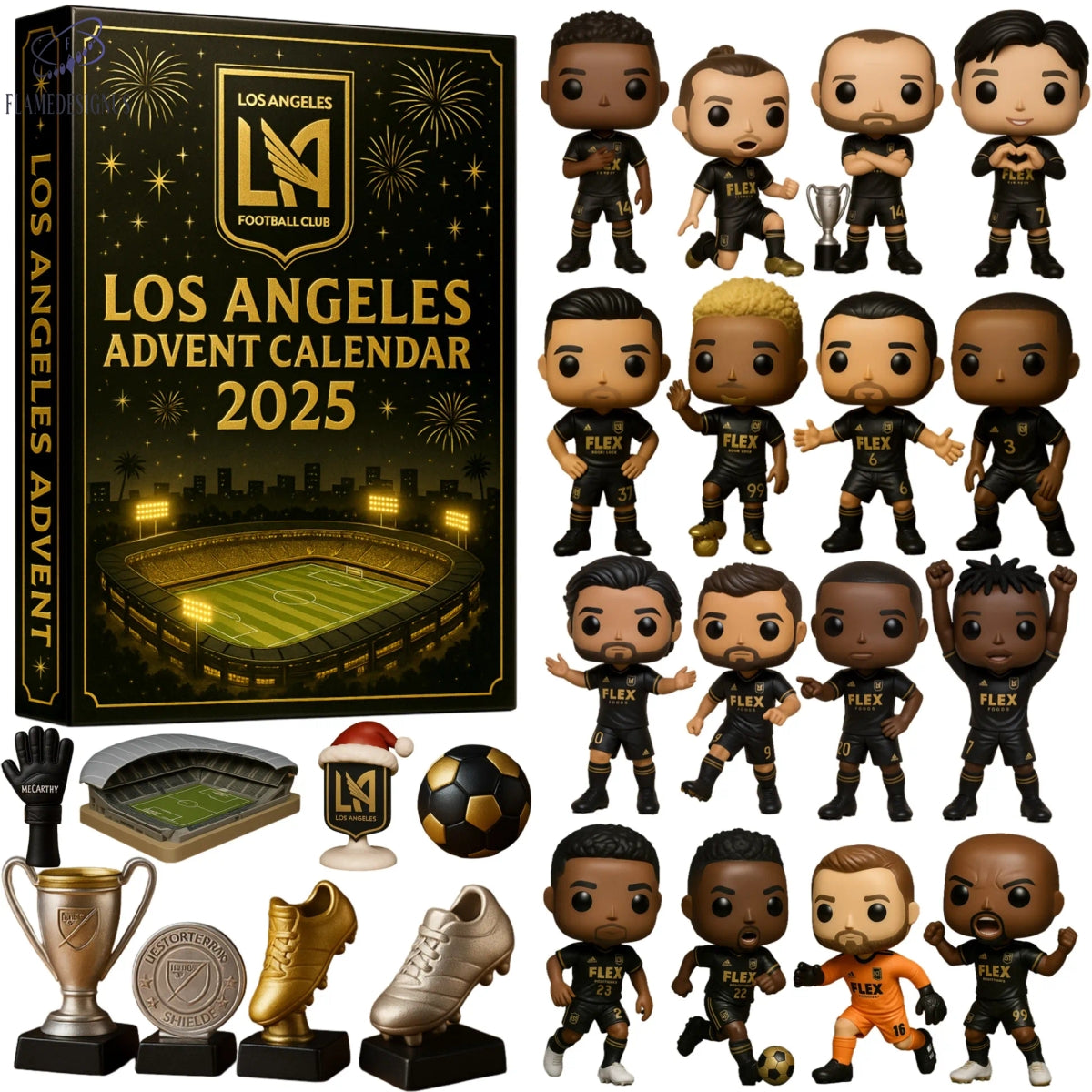 Los Angeles FC Advent Calendar 2025 -2D Acrylic