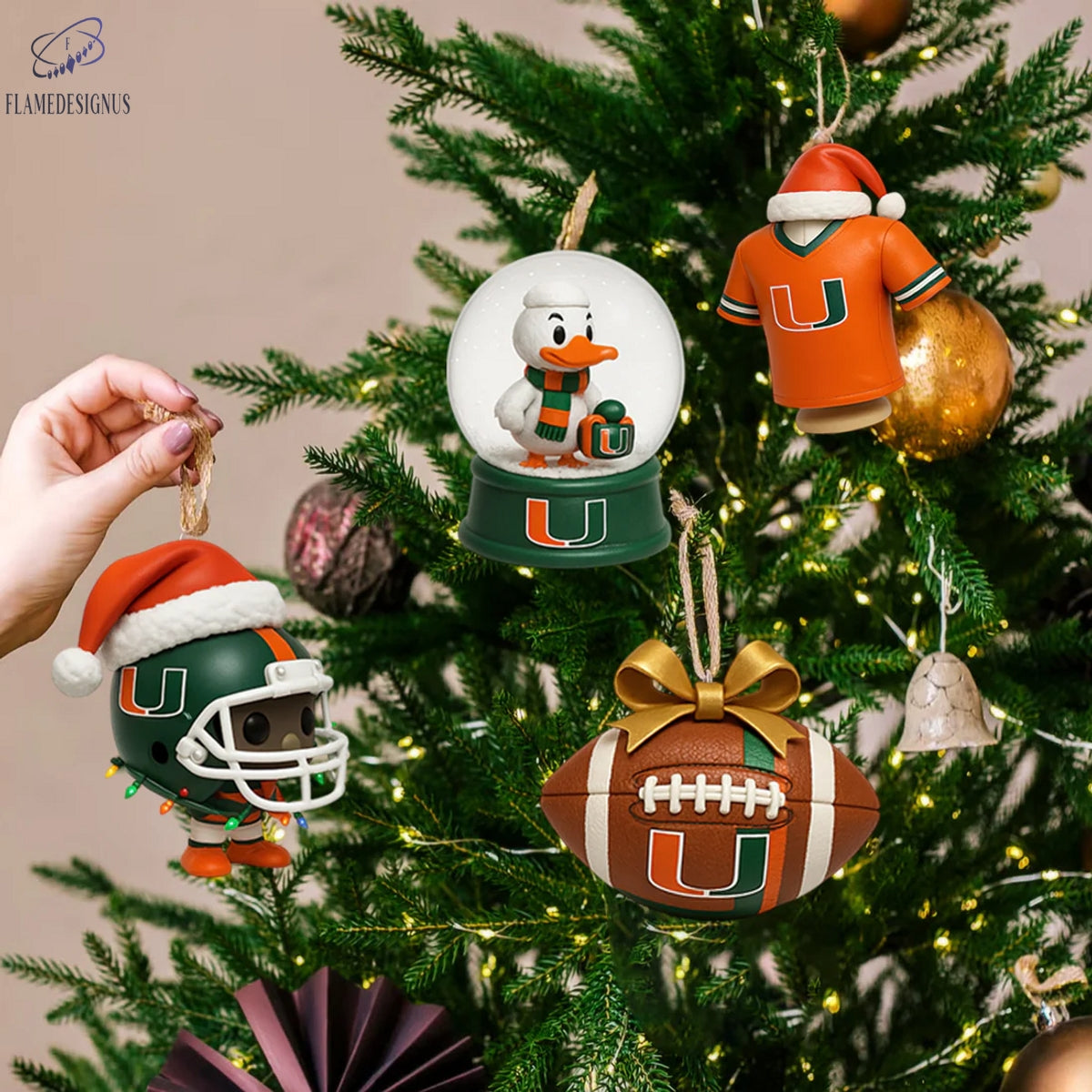 Miami Hurricanes 2025 Advent Calendar -2D Acrylic