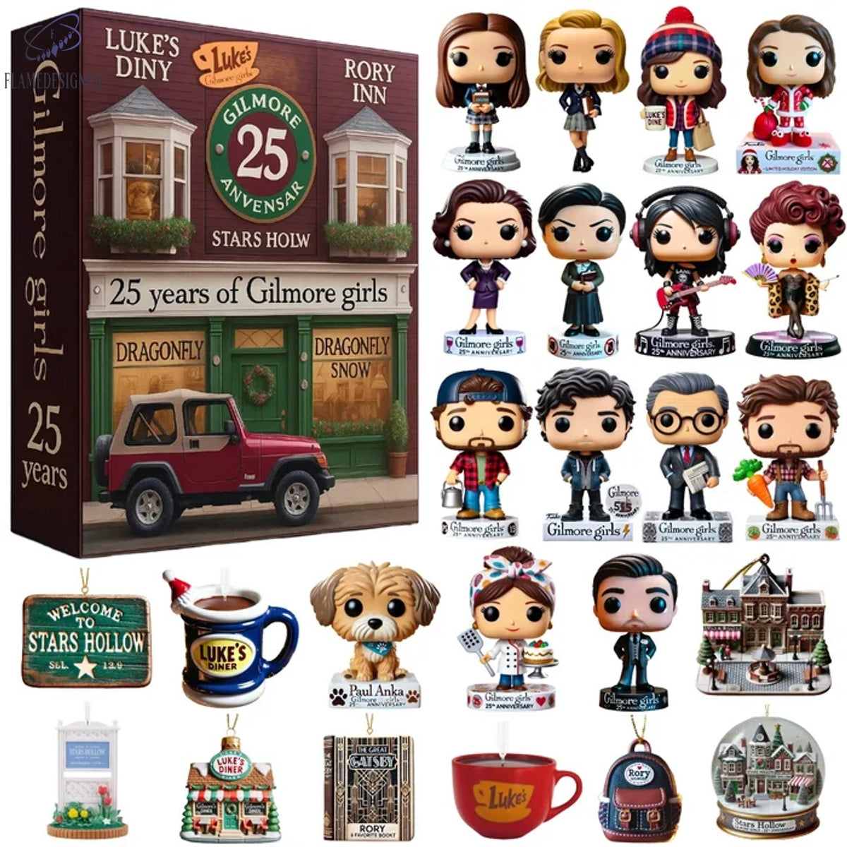 Gilmore Girls 25th Anniversary Advent Calendar -2D Acrylic