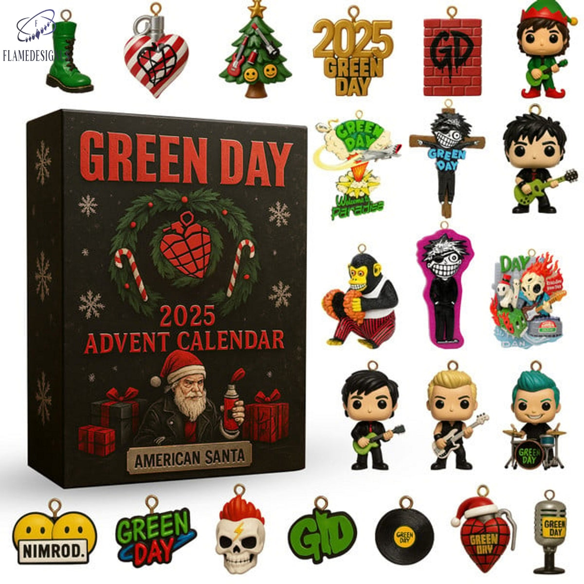 Green Day 2025 Advent Calendar -2D Acrylic