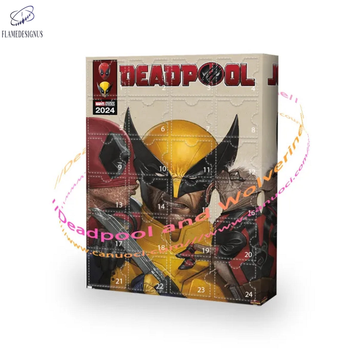 Deadpool And Wolverine 2025 Advent Calendar -2D Acrylic