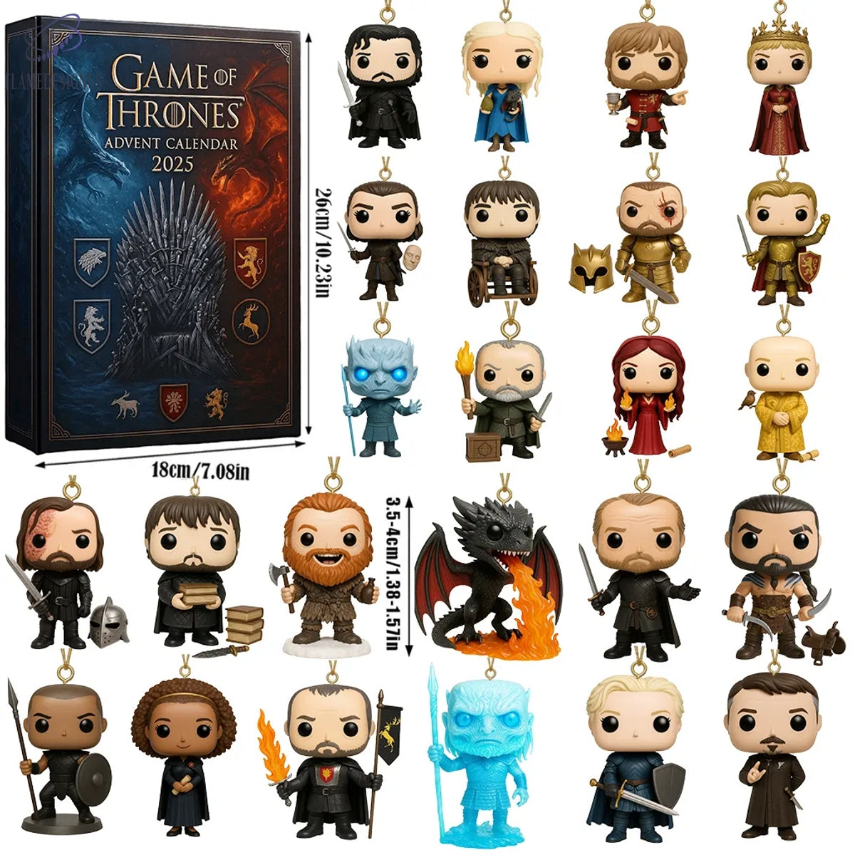 Game Of Thrones 2025 Advent Calendar -2D Acrylic