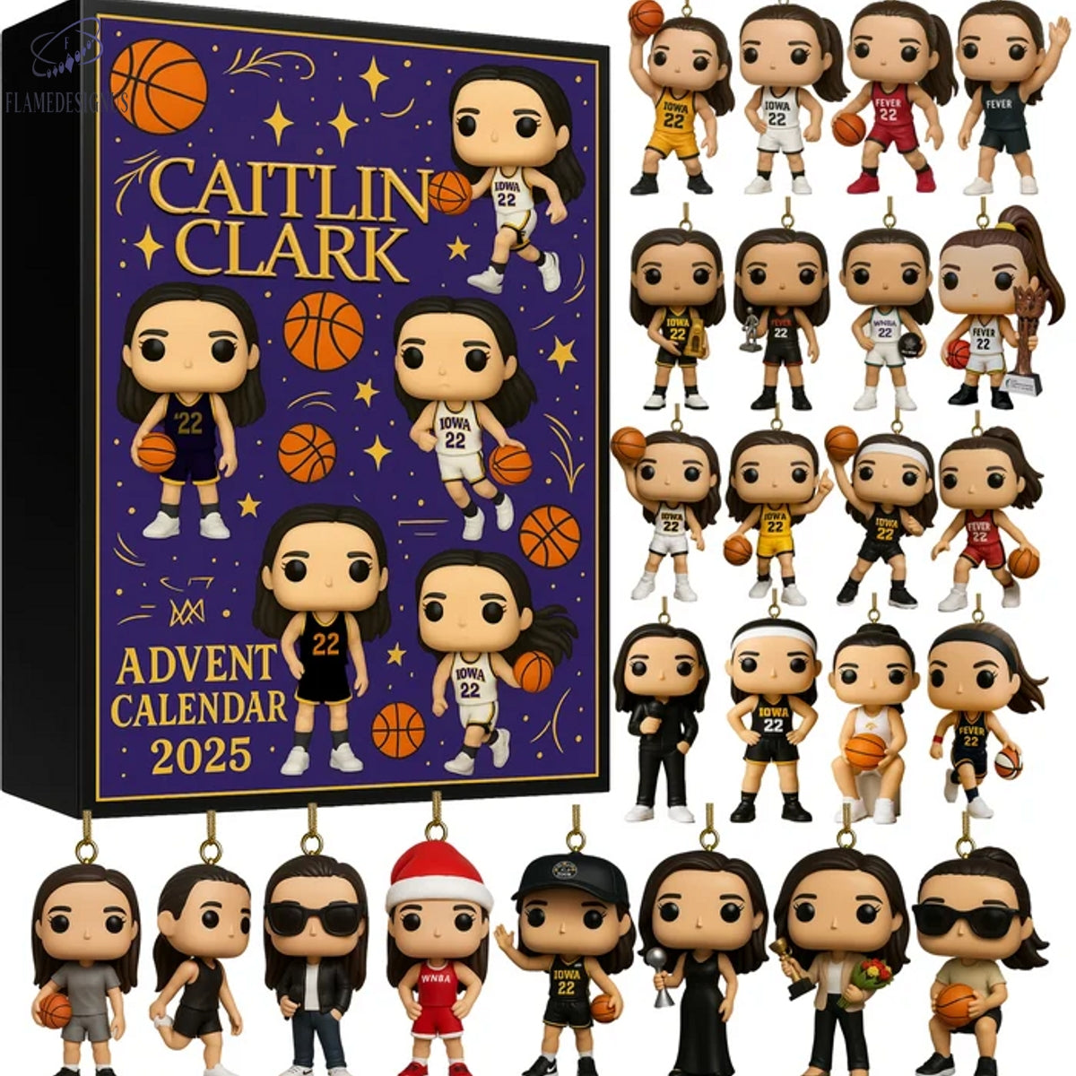 Caitlin Clark Advent Calendar 2025 -2D Acrylic