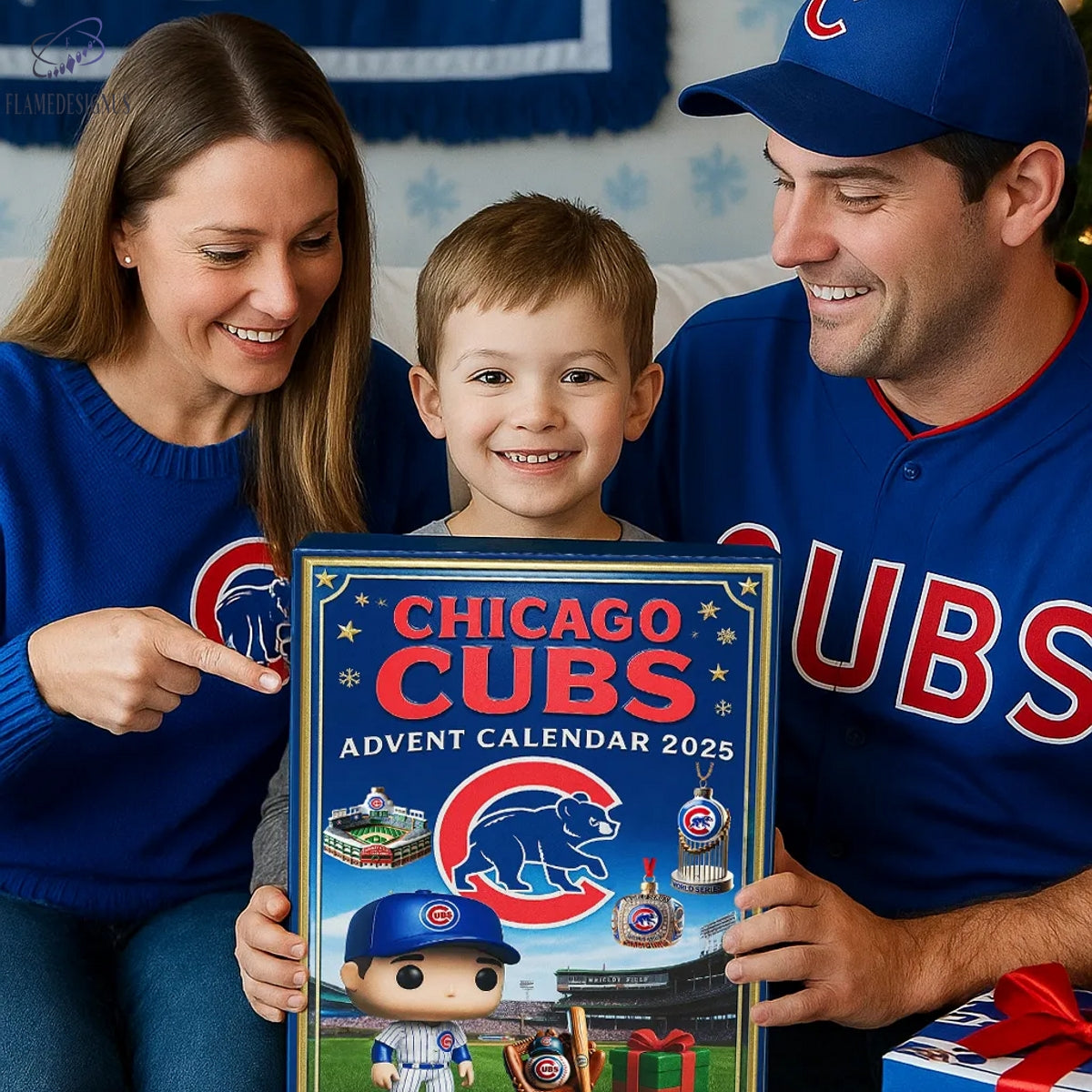 Chicago Cubs 2025 Advent Calendar -2D Acrylic
