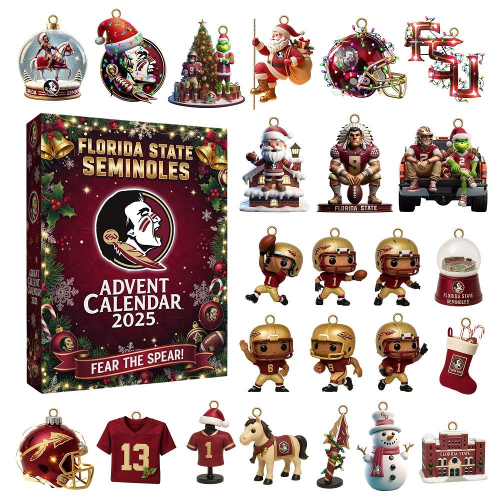 Florida State Seminoles Football 2025 Advent Calendar -2D Acrylic