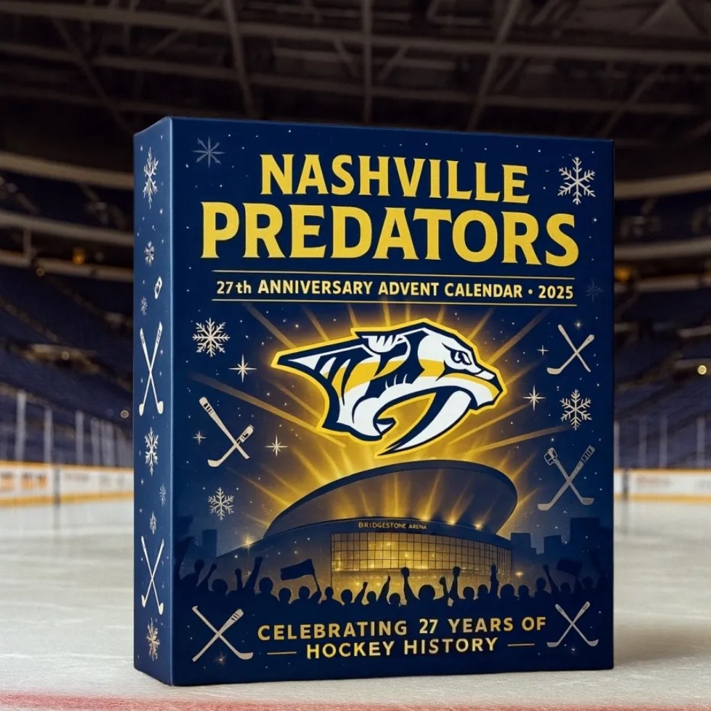Nashville Predators Advent Calendar a?? 27th Anniversary -2D Acrylic