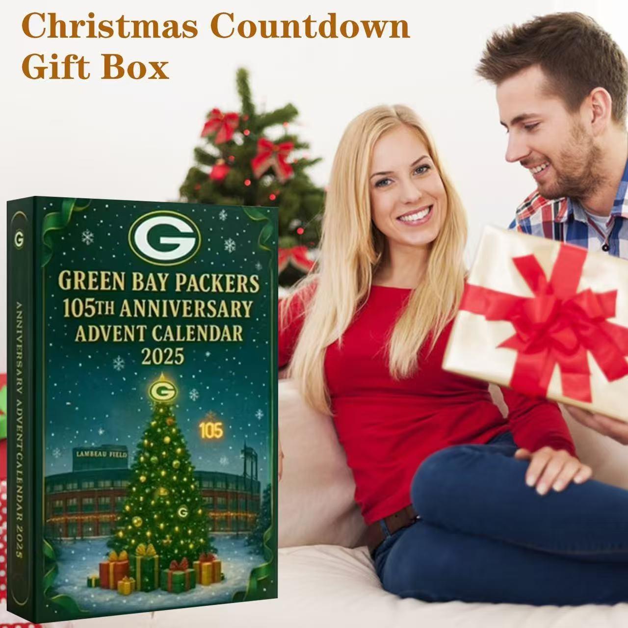 Green Bay Packers 105th Anniversary Advent Calendar 2025 (Limited Edition) -2D Acrylic
