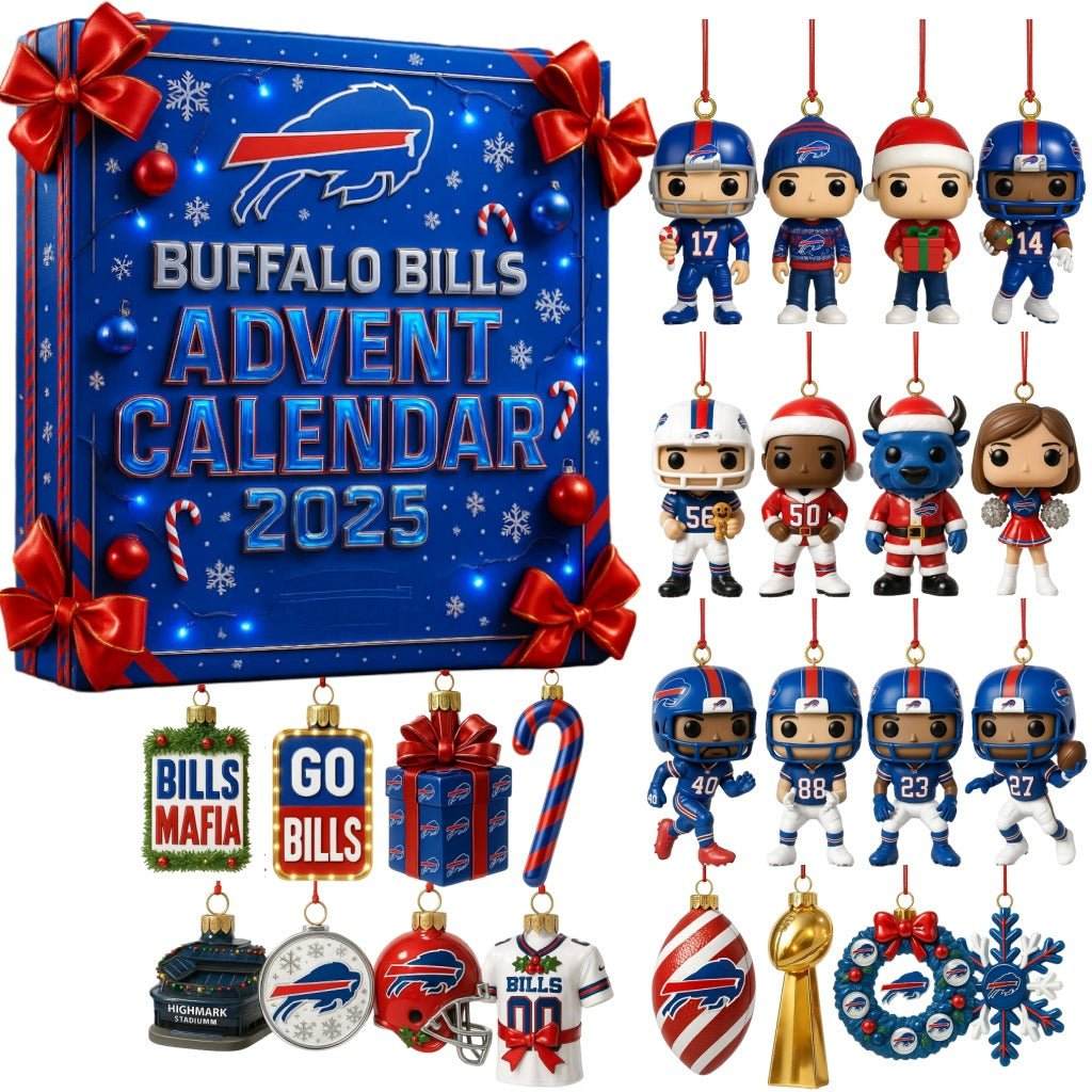 2025 Buffalo Bills Advent Calendar -2D Acrylic