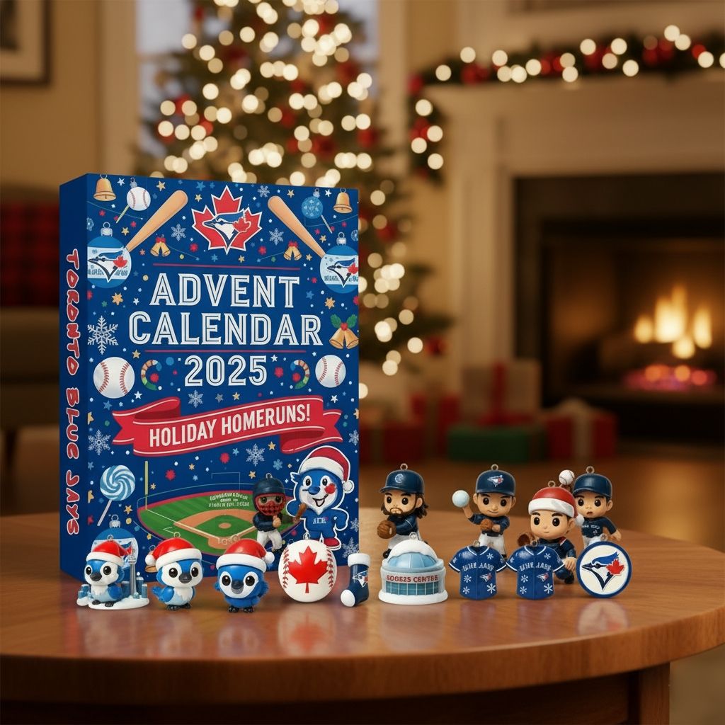 Toronto Blue Jays Holiday Home Runs Advent Calendar 2025 -2D Acrylic
