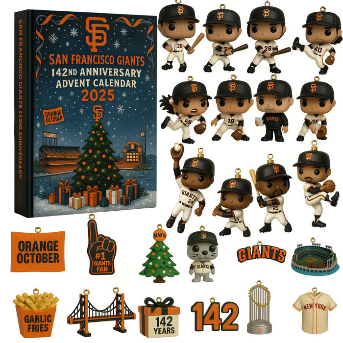 San Francisco Giants Advent Calendar 2025 142TH ANNIVERSARY -2D Acrylic