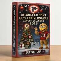 Atlanta Falcons 60th Anniversary Advent Calendar 2025 -2D Acrylic