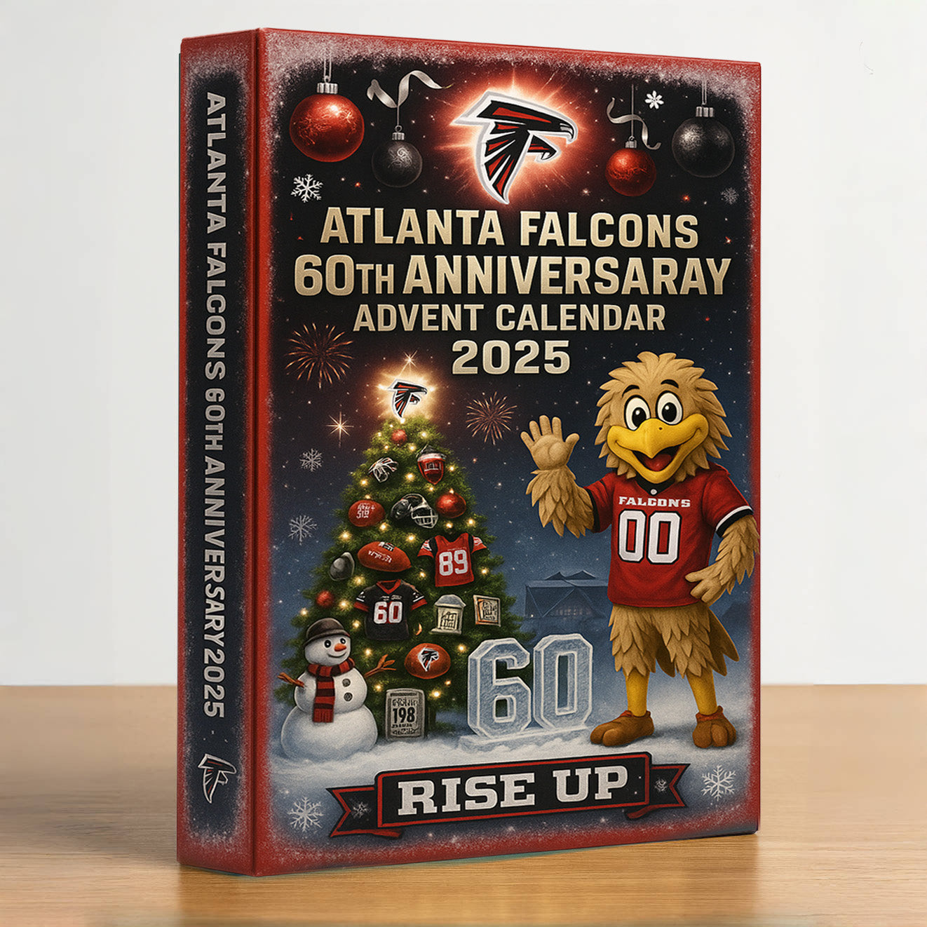Atlanta Falcons 60th Anniversary Advent Calendar 2025 -2D Acrylic