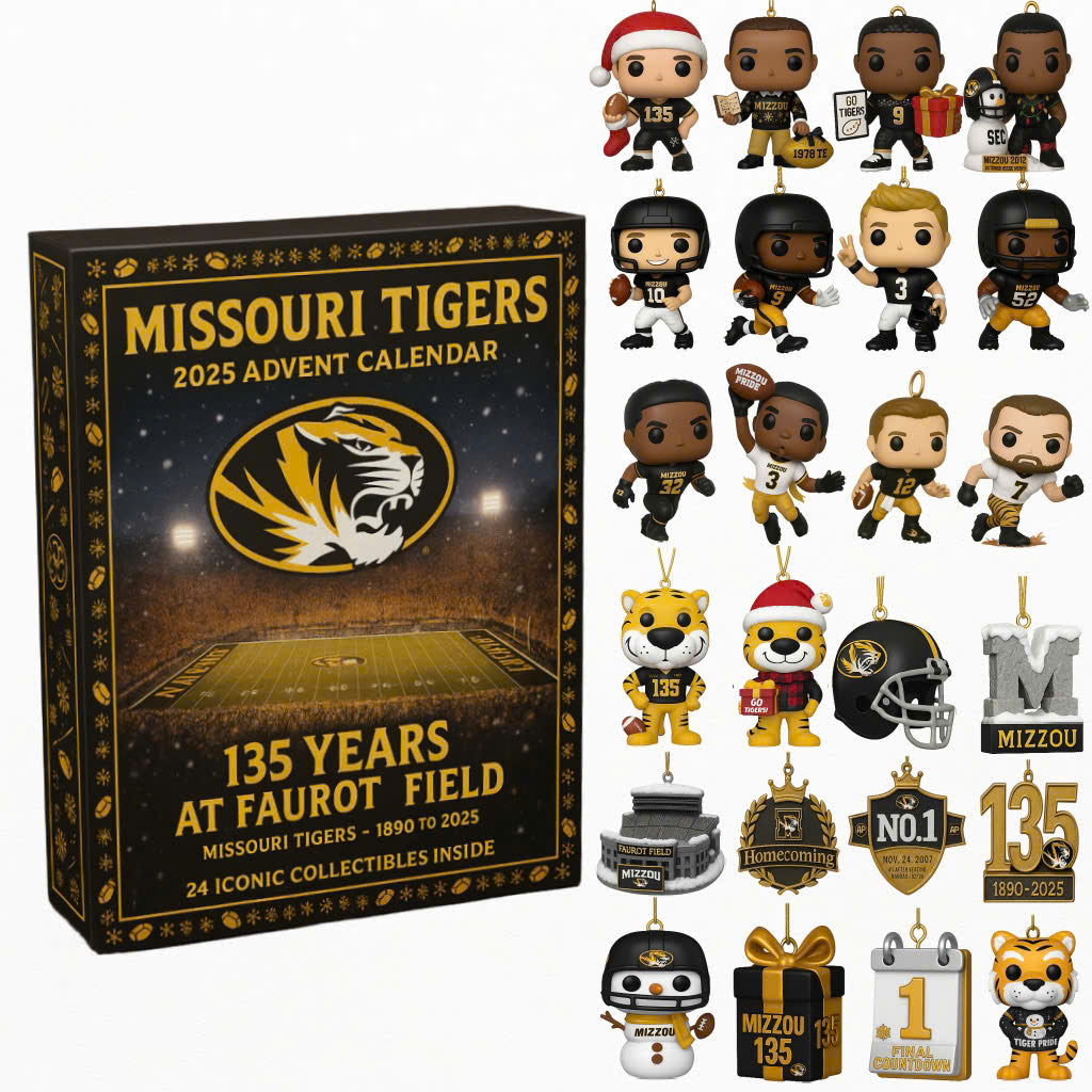 Missouri Tigers 135th Anniversary Advent Calendar 2025 -2D Acrylic