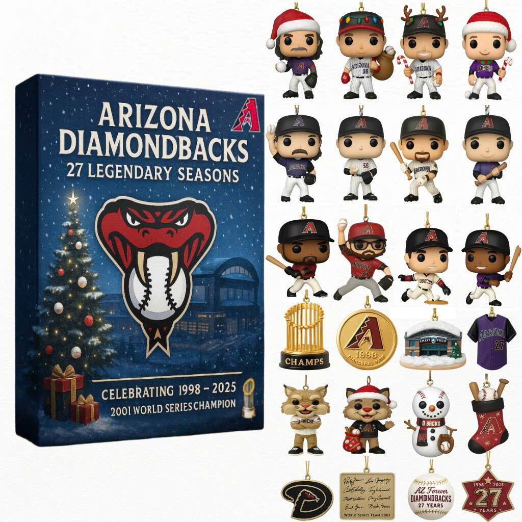 Arizona Diamondbacks Advent Calendar 2025 27TH ANNIVERSARY -2D Acrylic