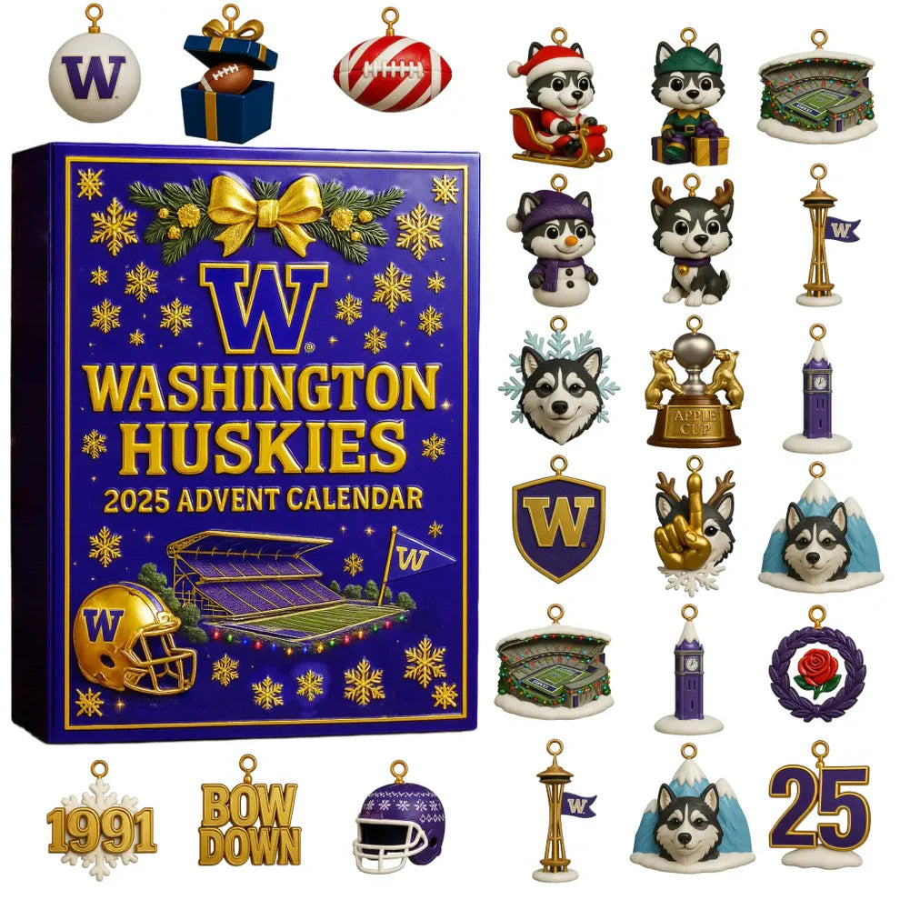 Washington Huskies 2025 Advent Calendar -2D Acrylic