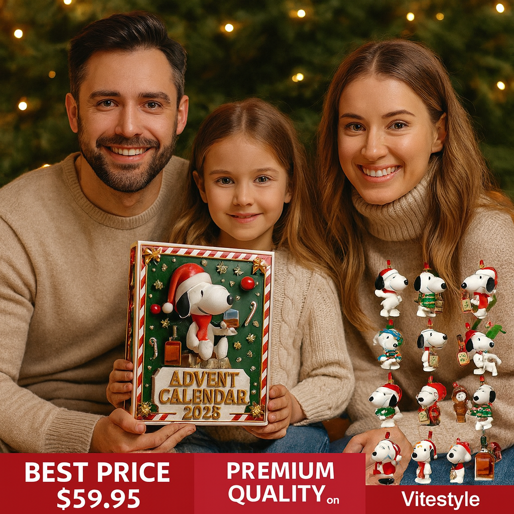 Snoopy Advent Calendar 2025 -2D Acrylic