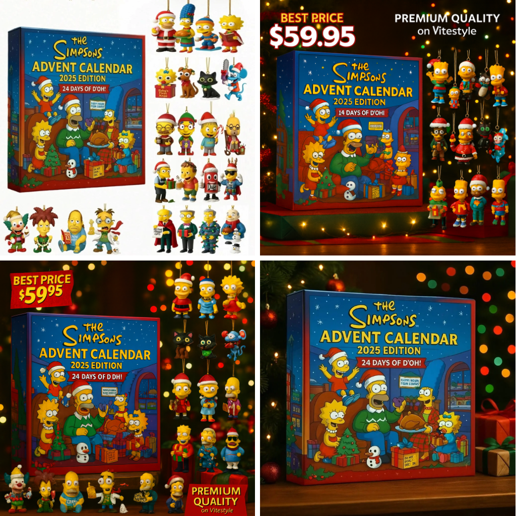 Simpson Advent Calendar -2D Acrylic