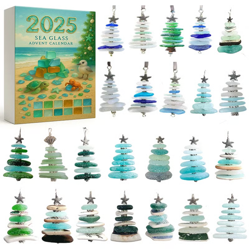 Sea Glass Ocean Treasures Advent Calendar 2025 -2D Acrylic