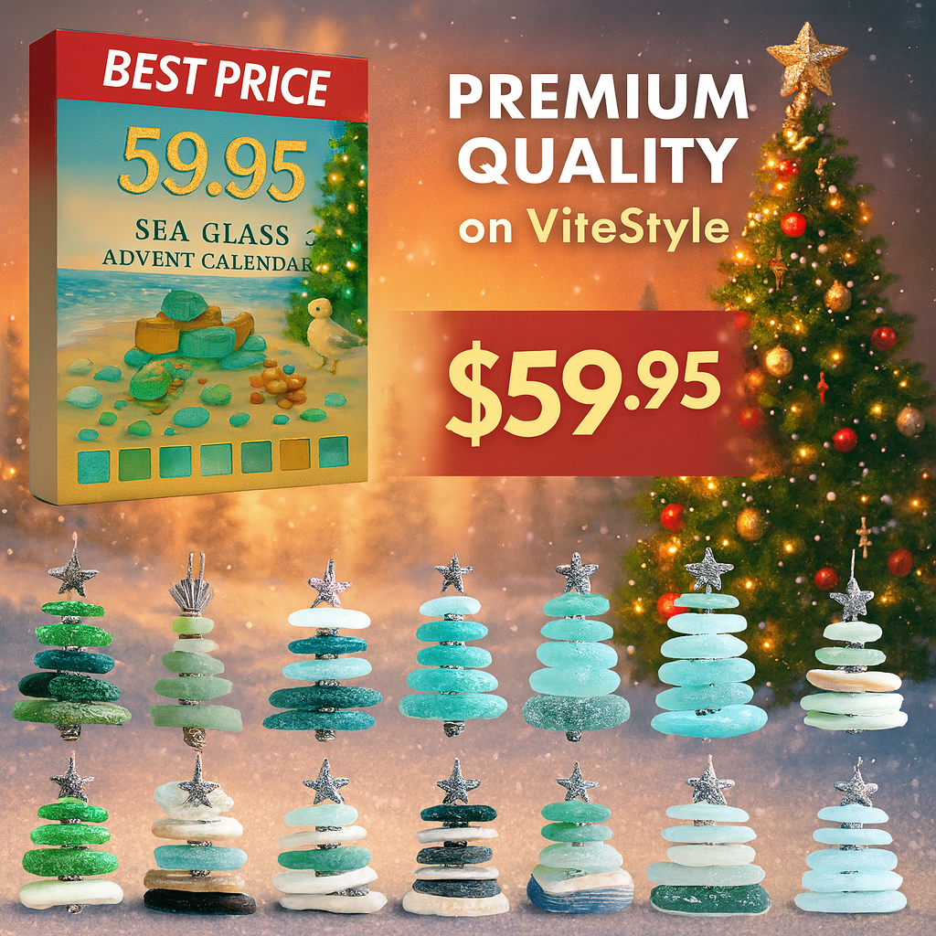 Sea Glass Ocean Treasures Advent Calendar 2025 -2D Acrylic