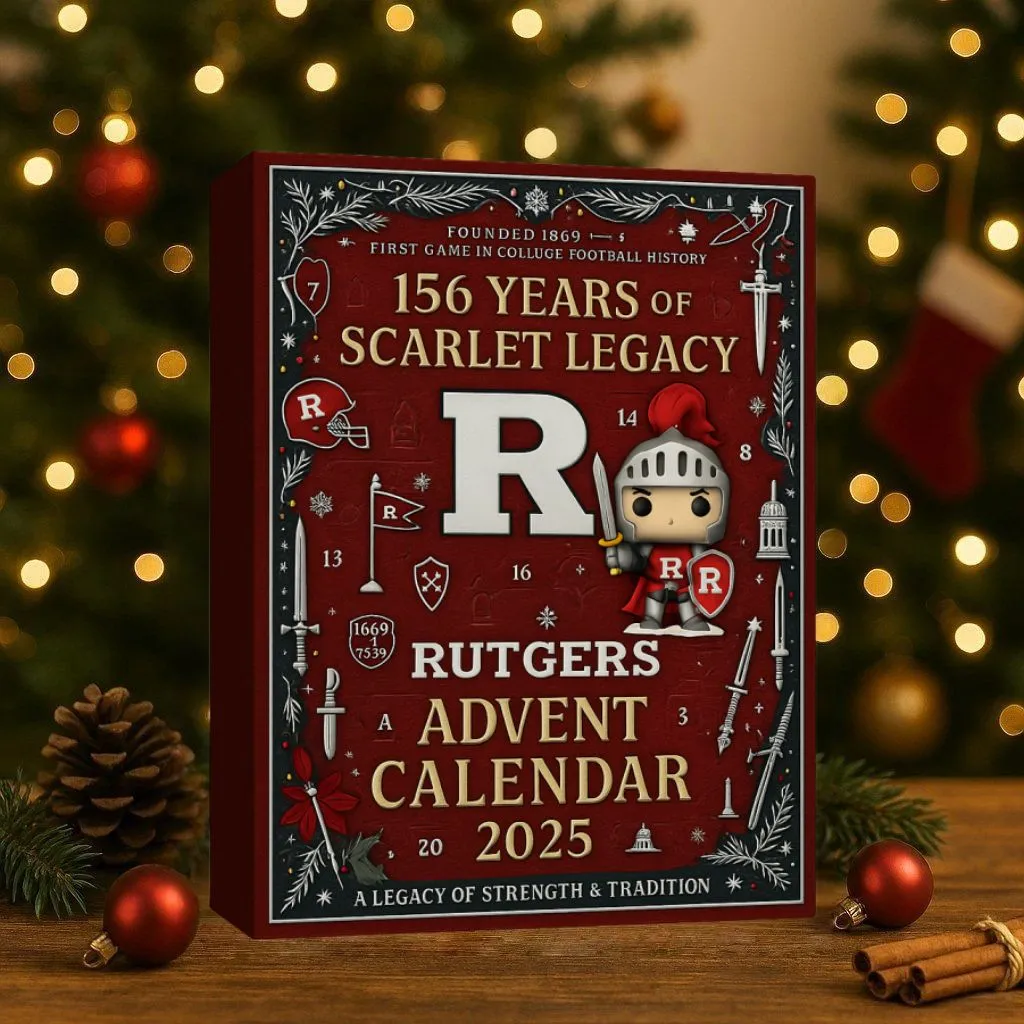 Rutgers Scarlet Knights Advent Calendar 2025 -2D Acrylic