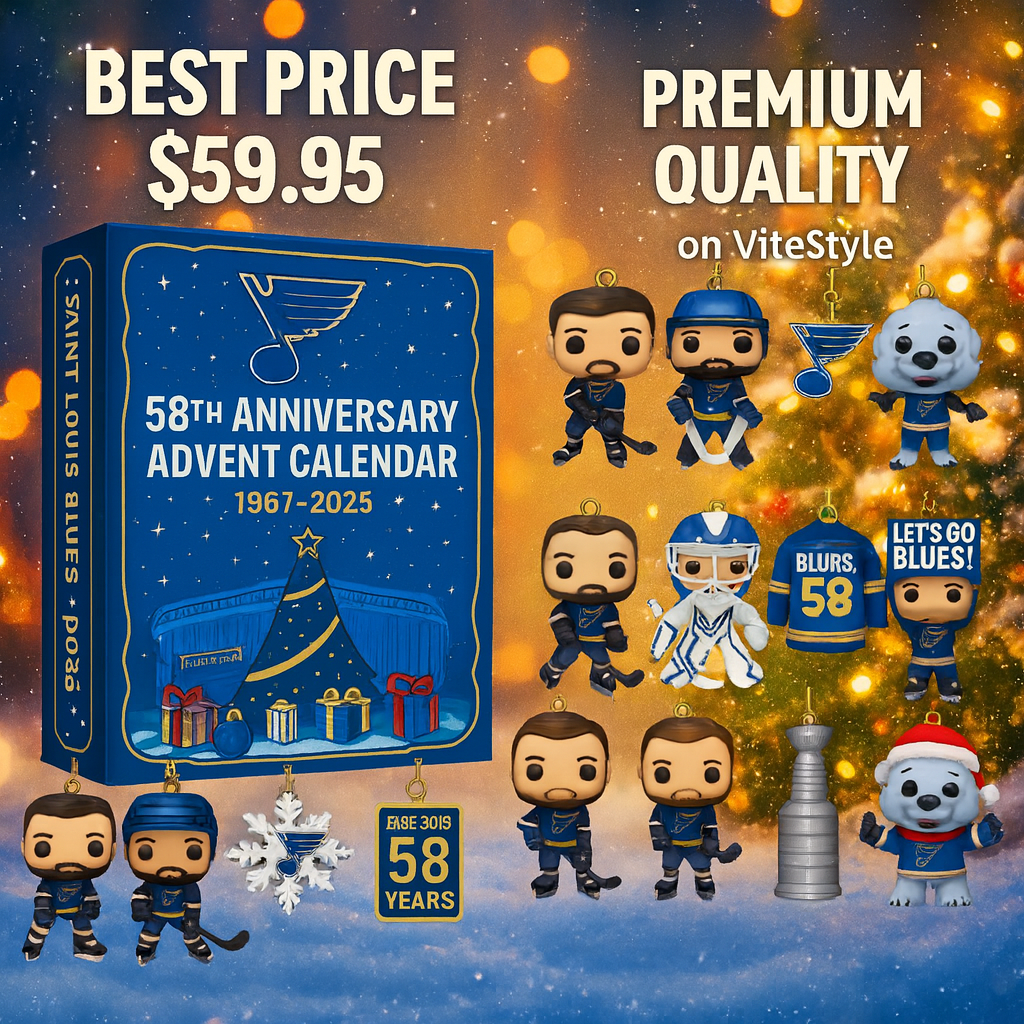 Saint Louis Blues 58th Anniversary Advent Calendar 2025 -2D Acrylic
