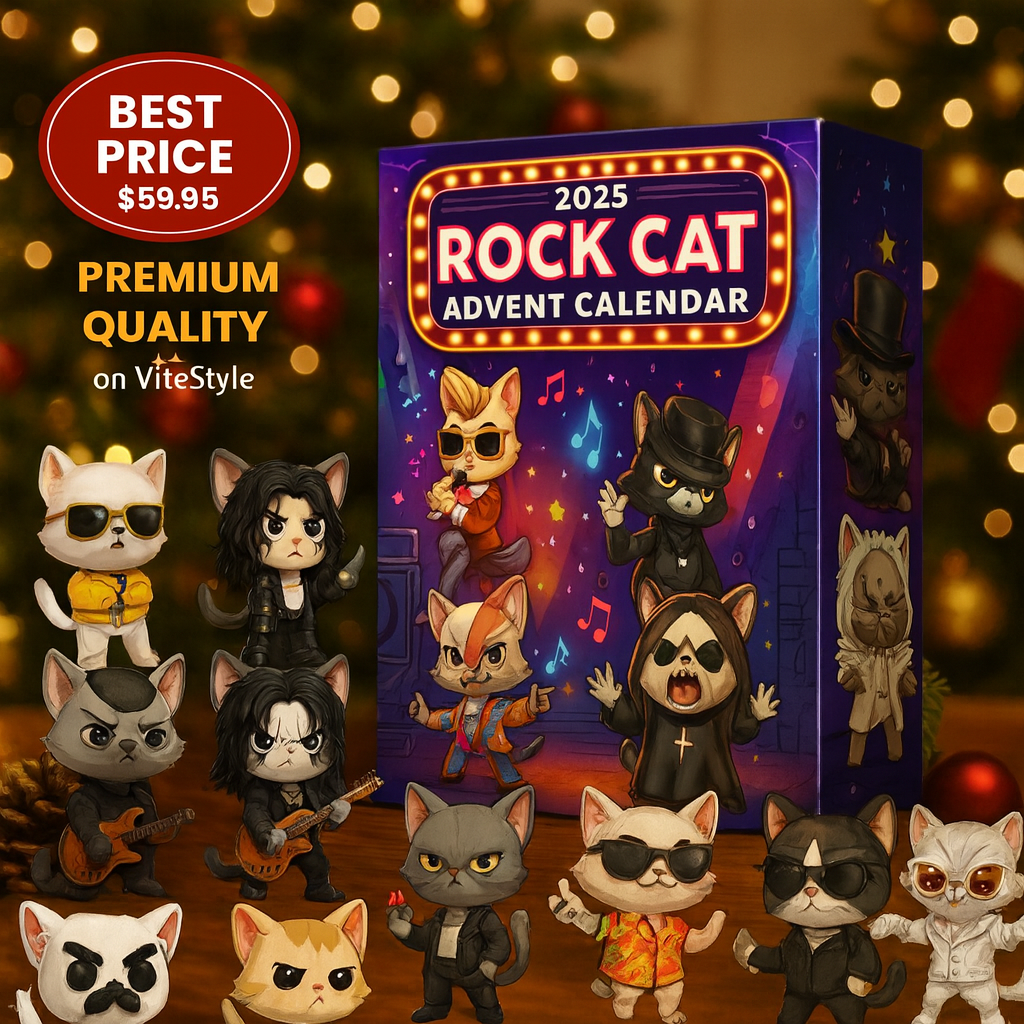 Rock Cat Legends Advent Calendar -2D Acrylic