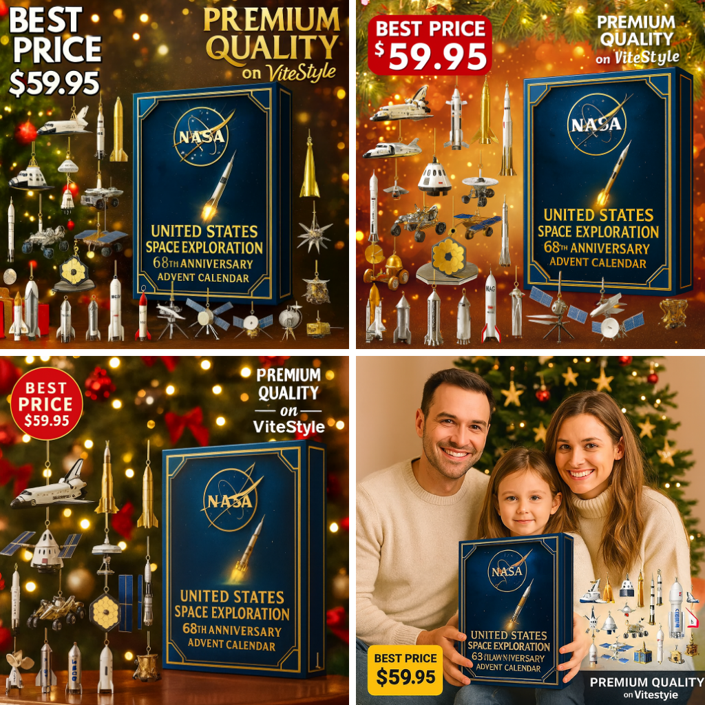 RELEASED NASA Space Exploration Advent Calendar -2D Acrylic