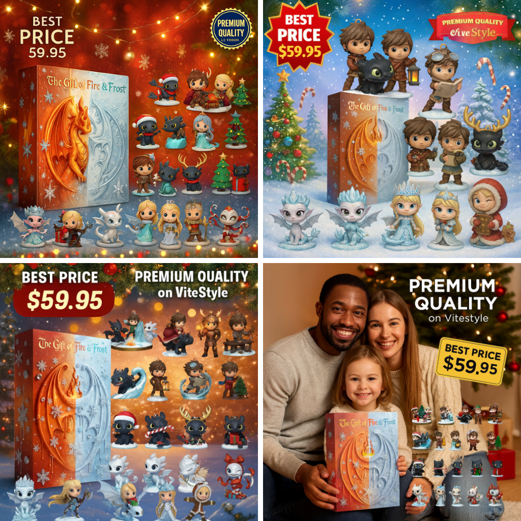 RELEASED How to Train Your Dragon Advent Calendar -2D Acrylic