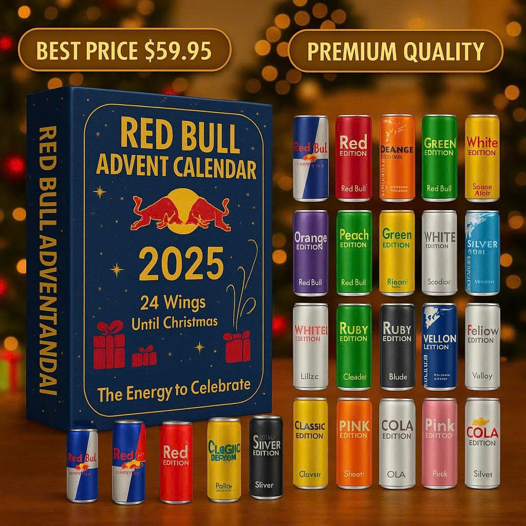 Red Bull Advent Calendar -2D Acrylic