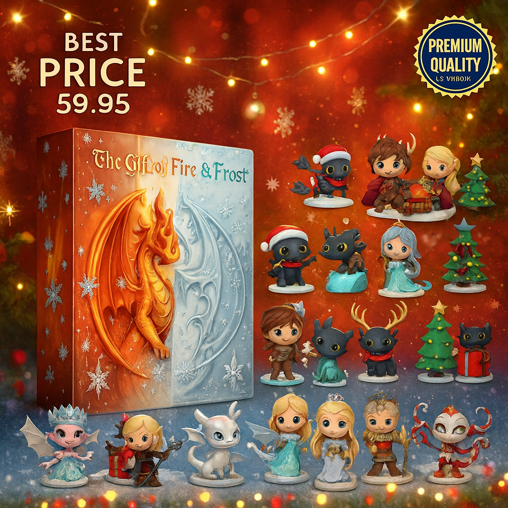 RELEASED How to Train Your Dragon Advent Calendar -2D Acrylic